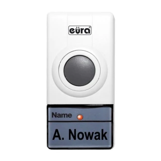 Yttre knapp för klockor EURA BELL+ WDA-01A3 vit