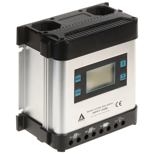 Solregulator för batteriladdning SCC-20A-MPPT-LCD AZO Digital