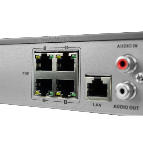 NVR-4CH-POE IP-registrator 4-kanals nätverk med POE Hikvision