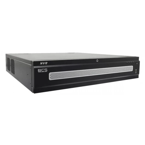 IP-registrator 64-kanalig BCS-L-NVR6408XR-A-8KR-AI 32Mpx, med plats för 8 hårddiskar