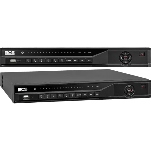 IP-registrator 8-kanals BCS-L-NVR0802-A-4KE-8P(2),16Mpx, 4K