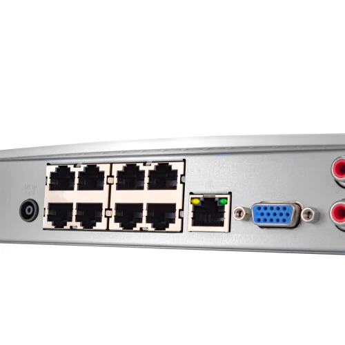 BCS-L-SNVR0801-4KE-8P 8-kanals IP-registrator 8MPx från BCS Line