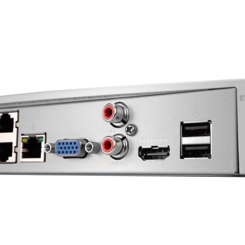 BCS-L-SNVR0801-4KE-8P 8-kanals IP-registrator 8MPx från BCS Line