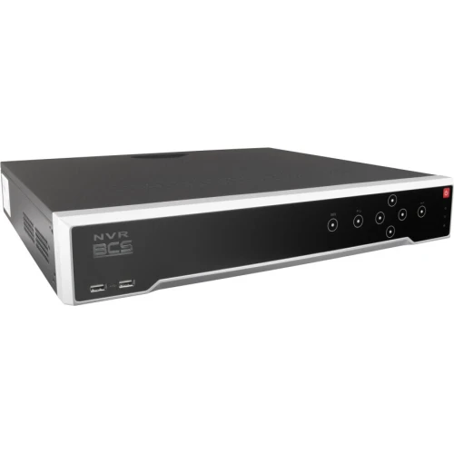 IP-registrator BCS-V-NVR3204-A-8K 32-kanalig, 4-diskig, 32Mpx, HDMI 8K