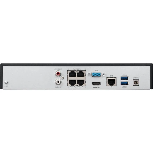 BCS-P-NVR0401-4K-4P(3) IP-nätverksinspelare, 4-kanalig, 8Mpx, BCS Point