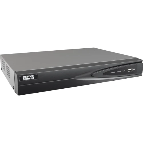 IP-registrator BCS-V-NVR1601-A-4KE(2) 16-kanals, 1-disk, 8 Mpx.