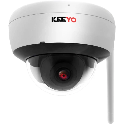 Keeyo trådlös nätverksdomkamera IP wifi 4 MPx IR 30m