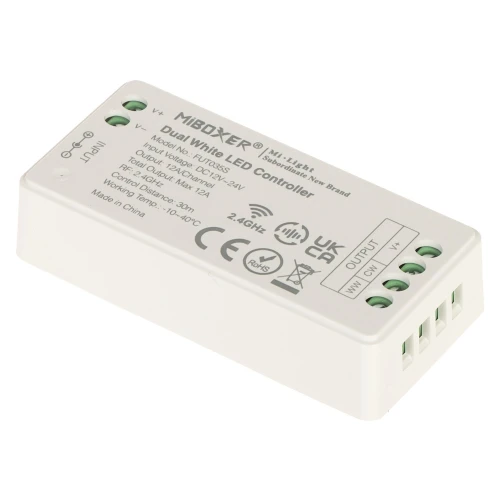 LED-belysningskontroll LED-W-WC/RF2 2.4 GHz, CCT 12... 24V DC MiBOXER / Mi-Light