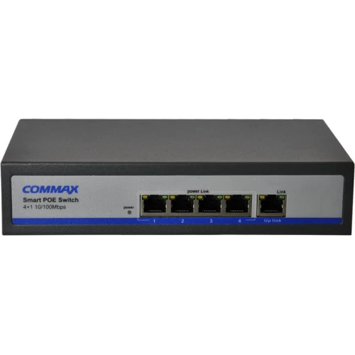 Switch med 5 portar CIOT-H4L2 COMMAX IP 4 POE 1 UPLINK