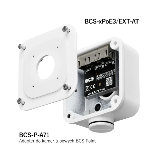 BCS-xPoE3/EXT-AT PoE Switch med 3 portar