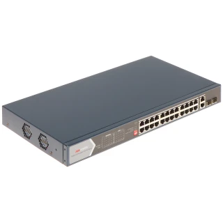 POE-switch DS-3E0528HP-E 24-port SFP Hikvision
