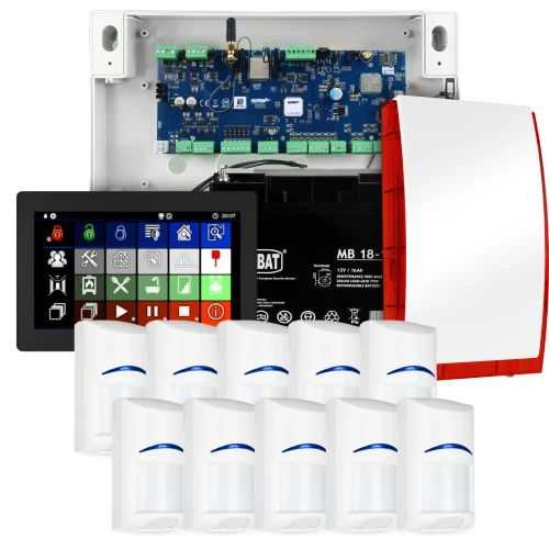 Ropam NeoLTE-IP-64 larmsystem, 10x BOSCH detektor, TPR-7B, GSM, Wi-Fi