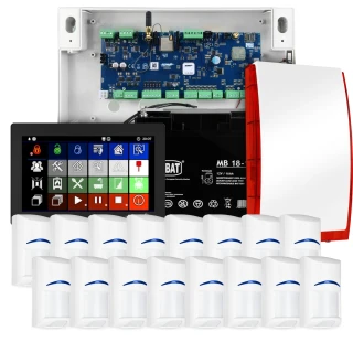 Larmsystem Ropam NeoLTE-IP-64, 16x detektor BOSCH, TPR-7B, GSM, Wi-Fi