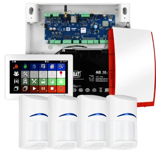 Larmsystem Ropam NeoLTE-IP-64, 4x BOSCH-detektor, TPR-7W, GSM, Wi-Fi