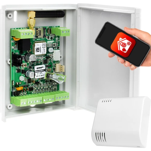 Ropam temperaturövervakningssystem omfång -20 till +70 grader C Ytmonterad sensor Övervakning Kontroll Mätning