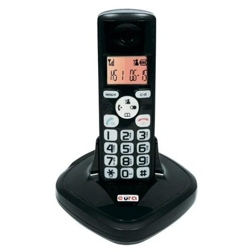 Teledoorphone EURA CL-3622B - trådlös, enfamilj, svart