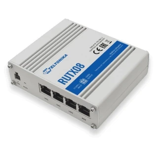 Teltonika RUTX08 | Industriell router | 1x WAN, 3x LAN 1000 Mb/s, VPN