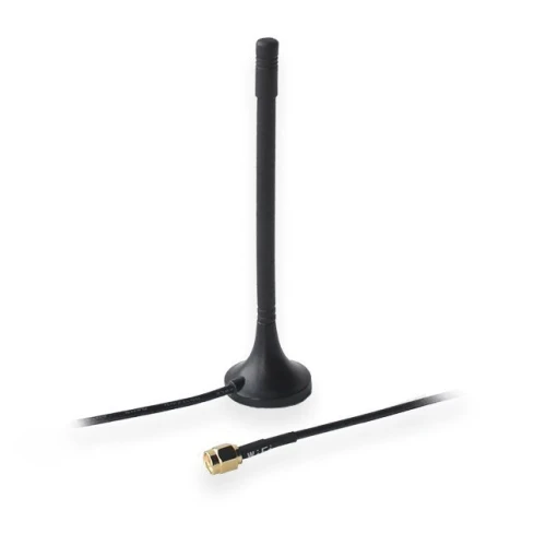 Teltonika 003R-00230 | WiFi Antenn | Magnet, 2dBi, kabel 1,5m, RP-SMA