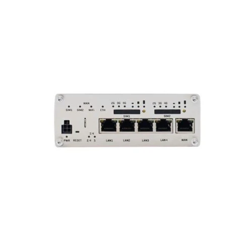 Teltonika RUTX12 | Professionell industriell 4G LTE-router | Cat 6, Dual Sim, 1x Gigabit WAN, 3x Gigabit LAN, WiFi 802.11 AC