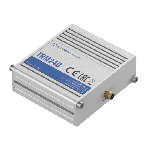 Teltonika TRM240 | Industriell modem | 4G/LTE (Cat 1), 3G, 2G, mini SIM, IP30