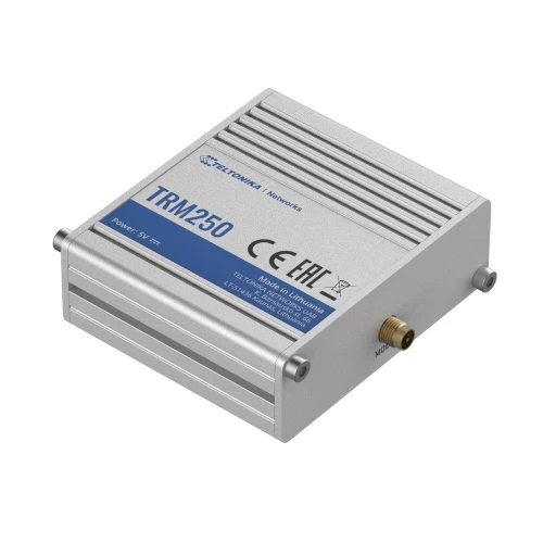 Teltonika TRM250 | Industriell modem | 4G/LTE (Cat M1), NB-IoT, 3G, 2G, mini SIM, IP30