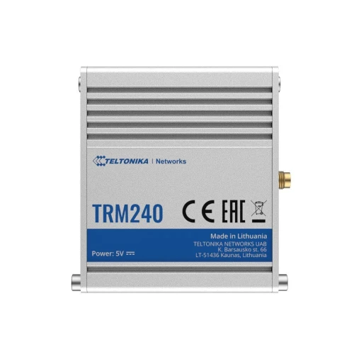 Teltonika TRM240 | Industriell modem | 4G/LTE (Cat 1), 3G, 2G, mini SIM, IP30