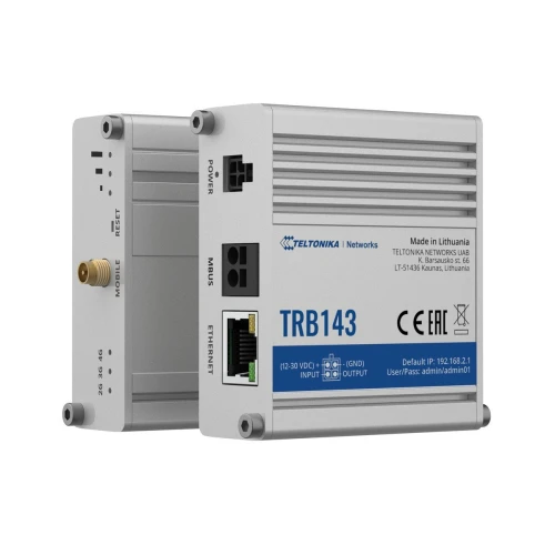 Teltonika TRB143 | Gateway, IoT-port | LTE Cat 4, 3G, 2G, M-Bus, Fjärrhantering