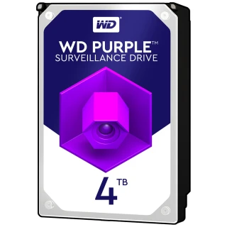 Hårddisk för övervakning WD Purple 4TB