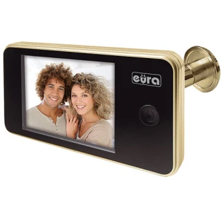 Video-dörrkikare EURA VDP-01C1 ERIS GULD 3,2'' LCD
