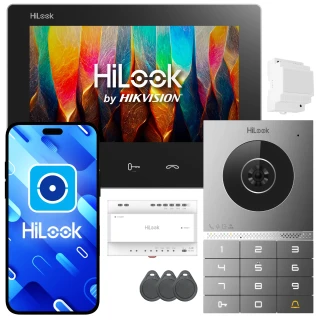 Wideodomofon HD-VIS-02-K, 2-ledare, IP, WiFi, HiLook by Hikvision-app