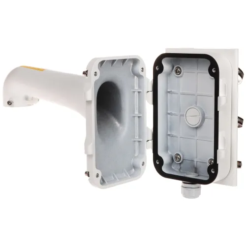 Zdjęcie przedstawia otwartą obudowę z tworzywa sztucznego z widocznymi śrubami montażowymi i uszczelką. Wewnątrz znajduje się miejsce na montaż komponentów elektronicznych.