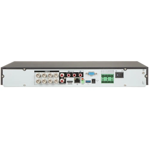 AHD, HD-CVI, HD-TVI, CVBS, TCP/IP XVR7208A-4K-I3 8 kanaler WizSense DAHUA inspelare