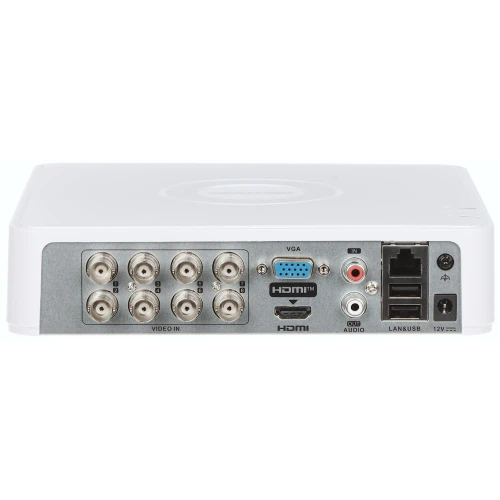 AHD, HD-CVI, HD-TVI, CVBS, TCP/IP IDS-7108HQHI-M1/S(C) 8 kanaler Hikvision inspelare