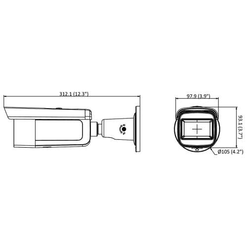 Vandal-säker IP-kamera DS-2CD2623G2-IZS(2.8-12MM)(D) ACUSENSE - 1080p Hikvision