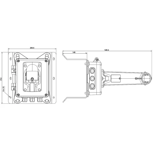 Hikvision DS-1602ZJ-BOX-CORNER hörnfäste för kamera