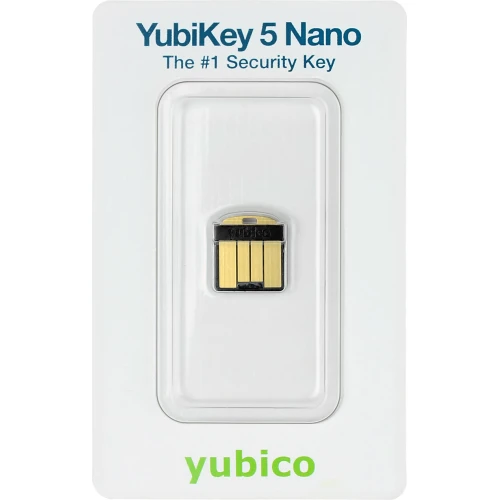 Yubico YubiKey 5 Nano - U2F FIDO/FIDO2 hårdvarunyckel