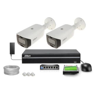 IP-övervakningsset DAHUA WizSense 4x IPC-HFW3841T-ZAS-27135-S2, NVR4104-4KS2/L