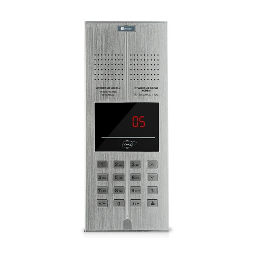 Digital dörrtelefon set för 4 familjer GENWAY WL-03NL V2 Handsfree Unifon