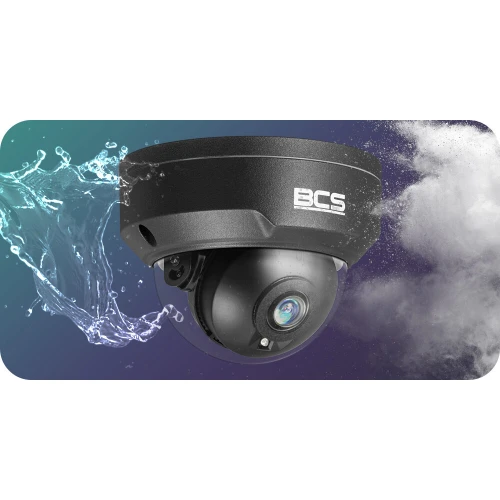 IP-kamera BCS-P-DIP25FSR3-Ai1-G 5Mpx IR 30m, STARLIGHT, vandalbeständig, larmingångar