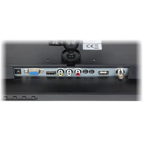 HDMI VGA Audio 2x Video USB fjärrkontroll TFT-12/CCTV 11,6 tum monitor
