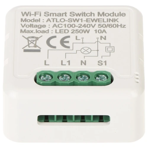 Intelligent LED-belysningskontroll ATLO-SW1-EWELINK Wi-Fi, eWeLink
